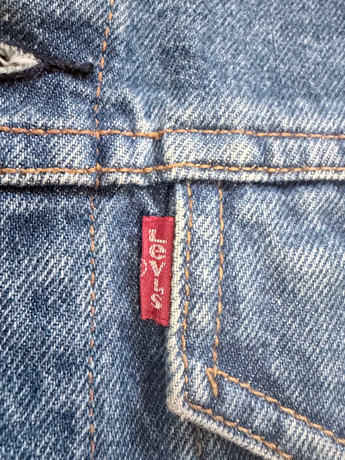 90s 리바이스 70505 빈티지 페이딩 타입3 트러커 데님자켓 N919 상품이미지4