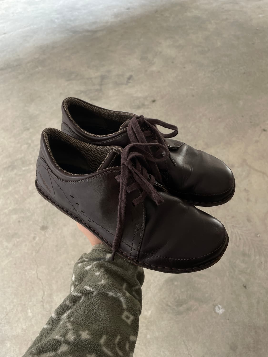 00s Patagonia Loulu Velvet Brown Leather 상품이미지2