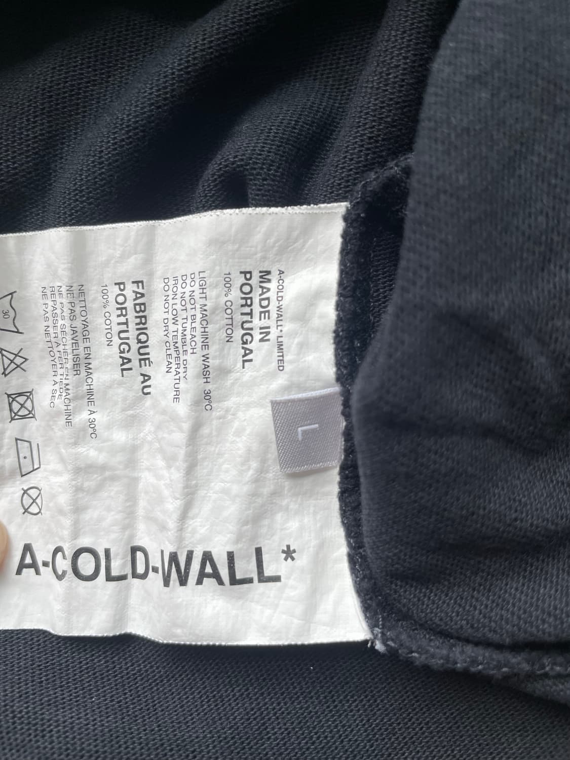어콜드월 티셔츠 L 상품이미지3