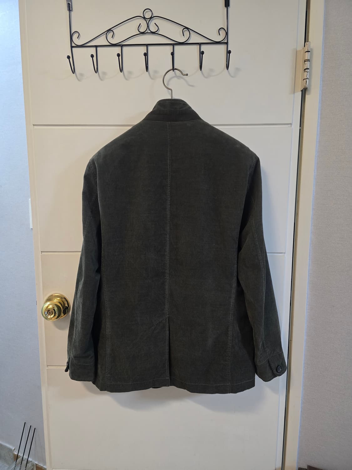 크로커다일 카키색 코듀로이 헌팅 자켓 M 상품이미지2