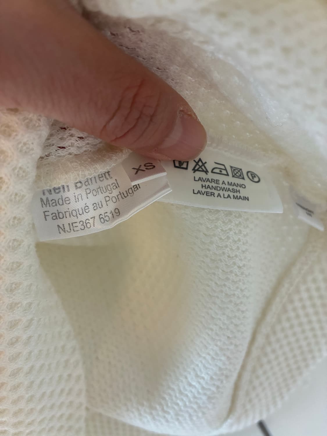 닐 바렛 메쉬 크롭 탑 상품이미지4