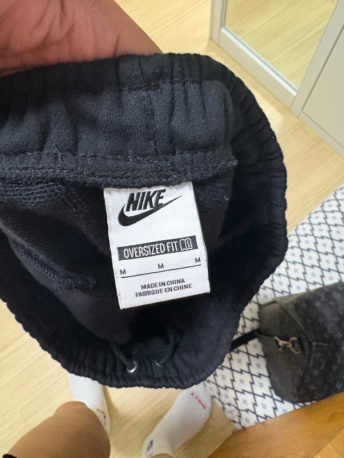 나이키 프렌치테리 오버사이즈 팬츠 상품이미지4