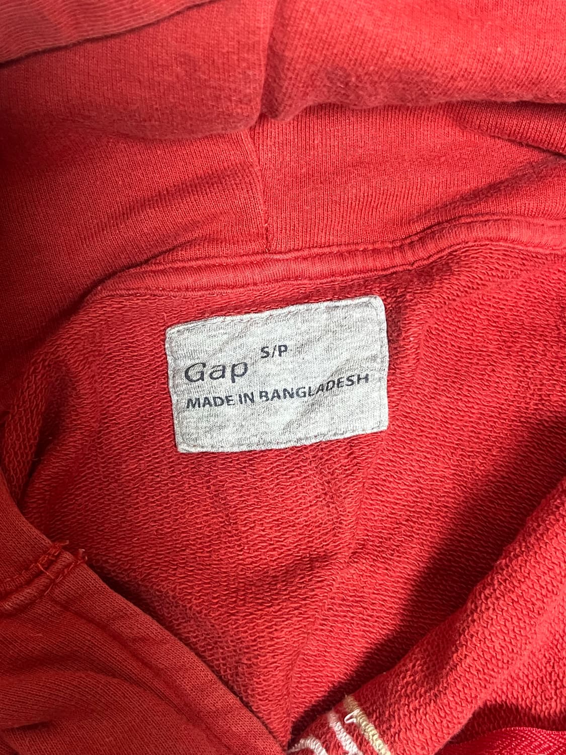 GAP 후드집업 S/P 레드 상품이미지3