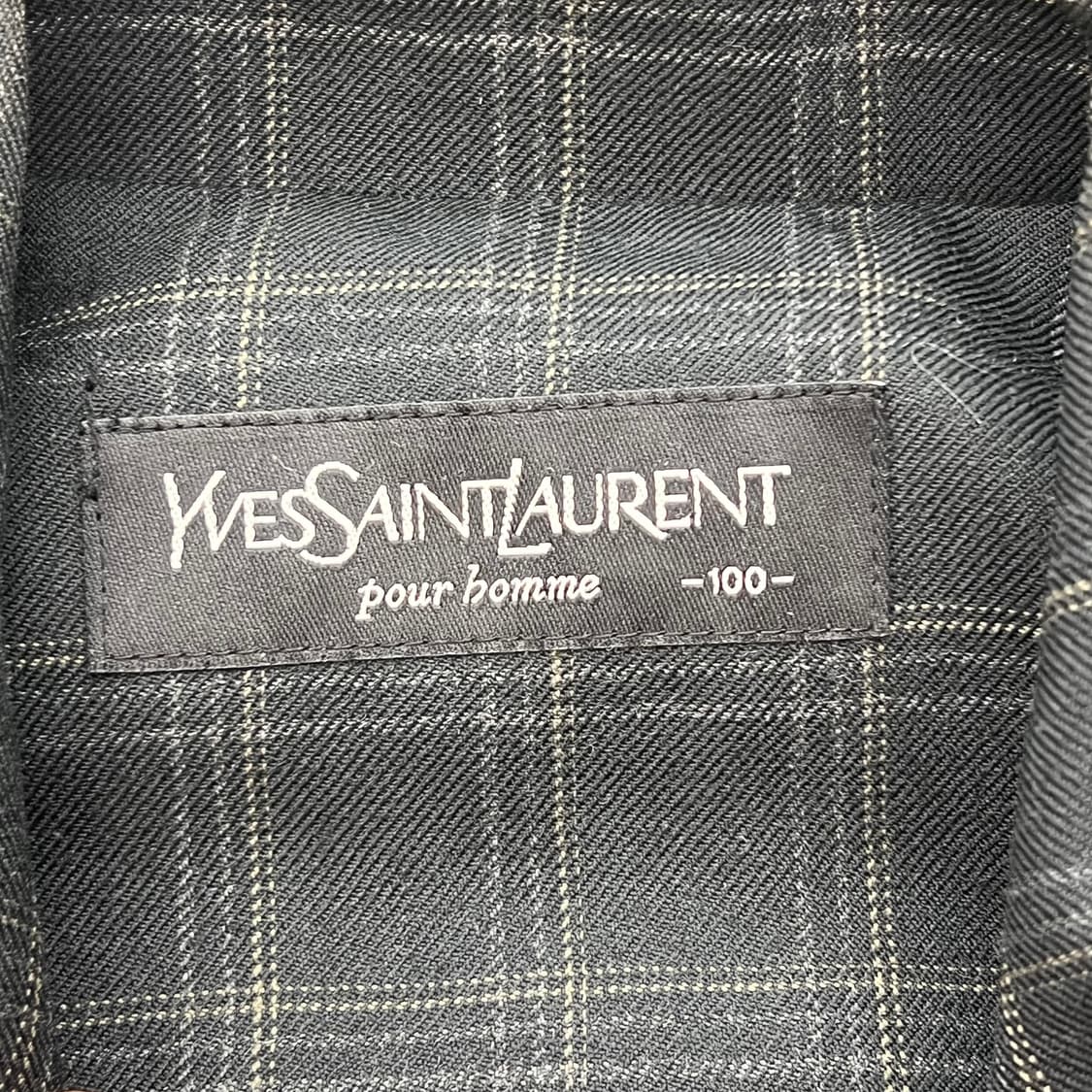 입생로랑 체크 스윙자켓 r2225 상품이미지6