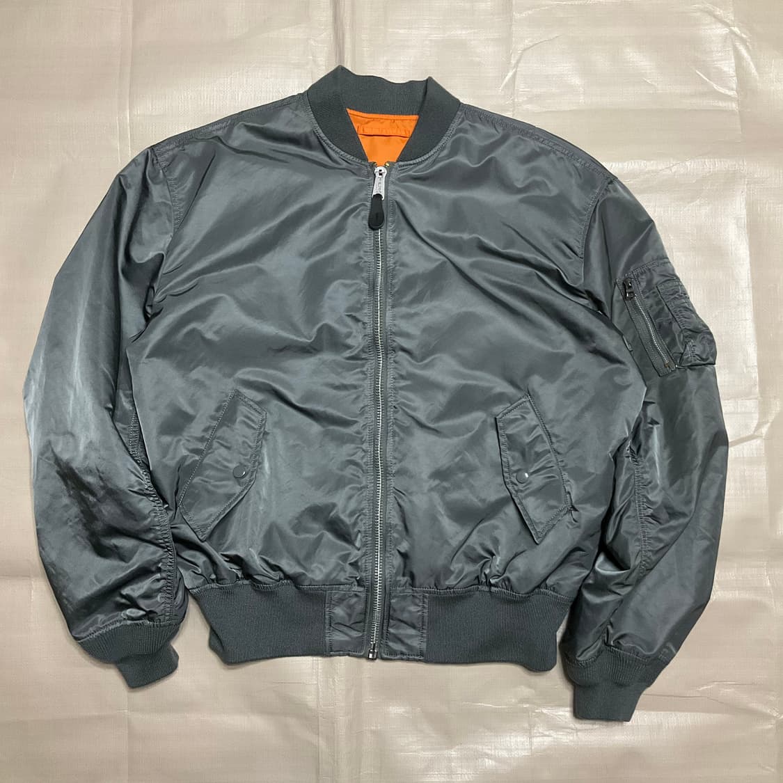 알파인더스트리 MA1 자켓 건메탈 L 상품이미지1