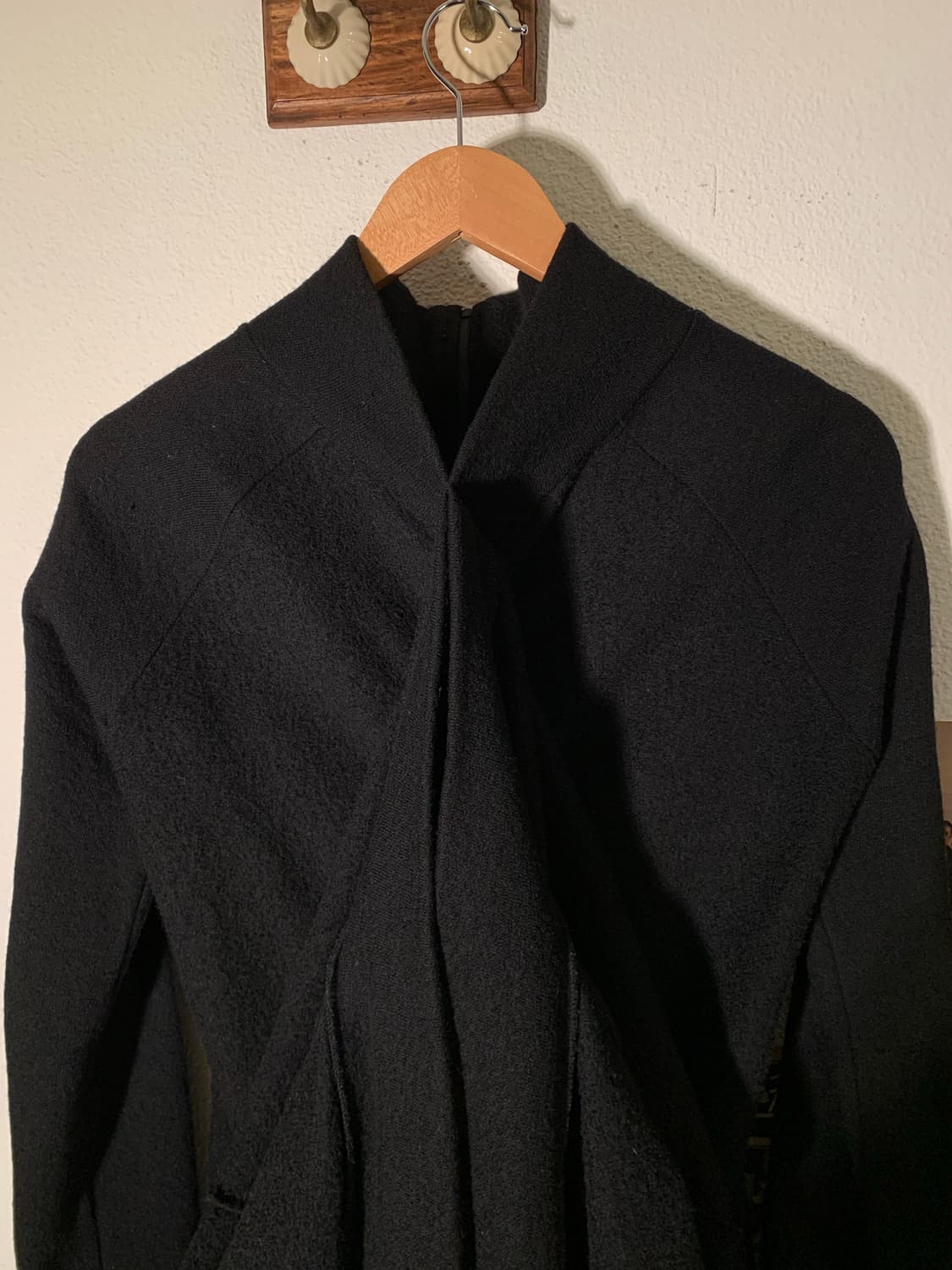 요지야마모토 y’s 세이프티핀 180도 가디건 + 집업 탑 상품이미지4