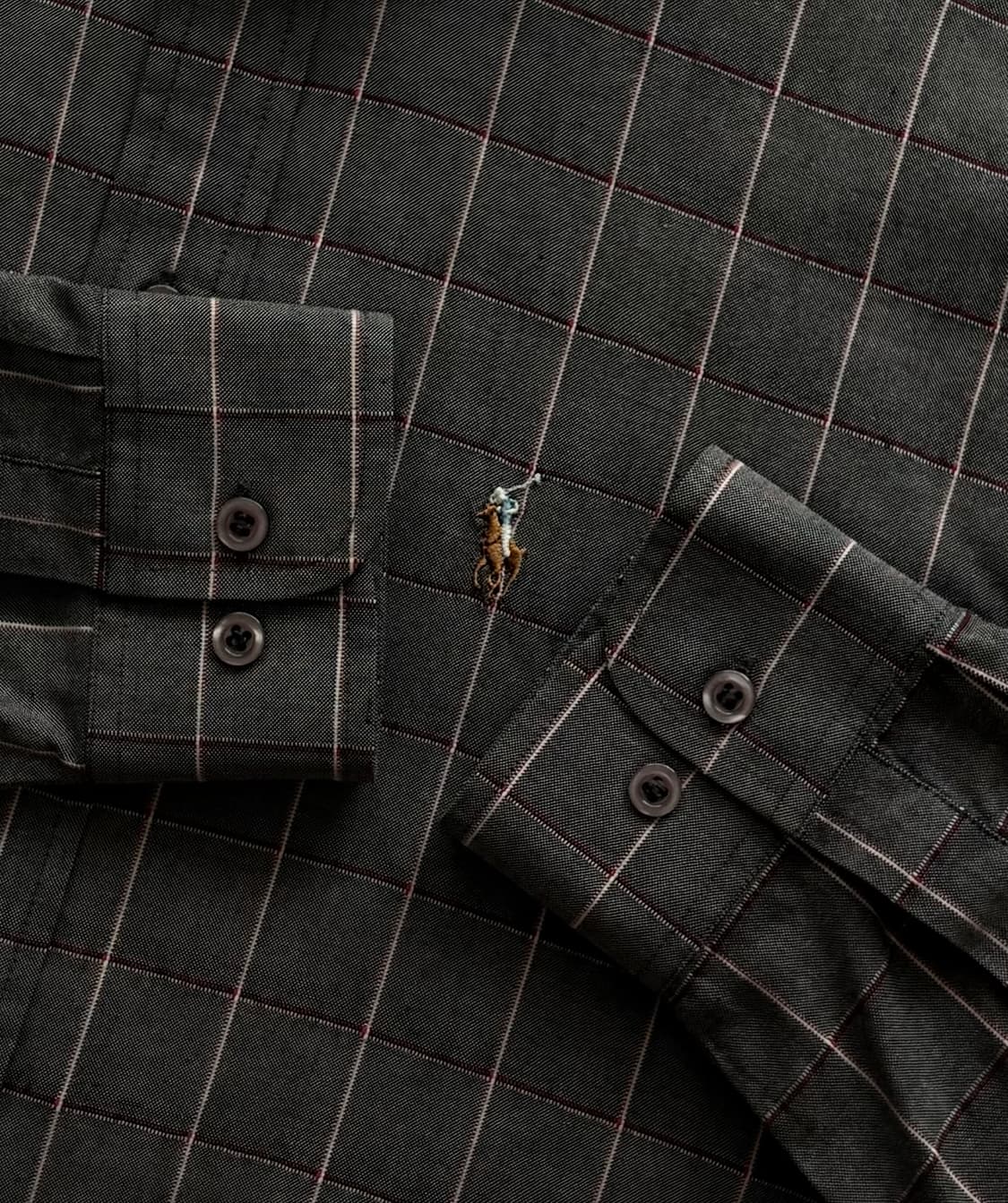 Polo 폴로랄프로렌 그레이 체크 셔츠 상품이미지4