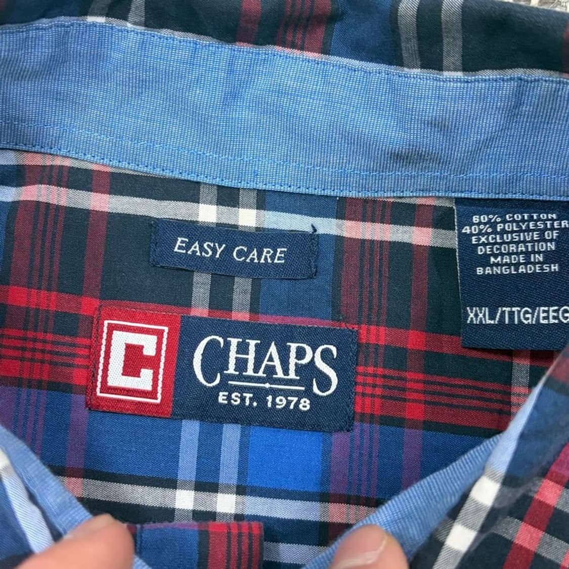 챕스 랄프로렌 체크셔츠 v1342 상품이미지5