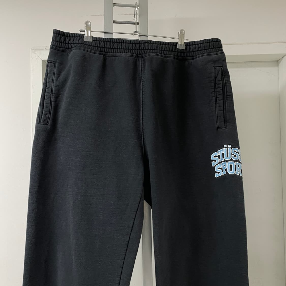 스투시 스포츠 트레이닝 팬츠 블랙 XL 상품이미지2