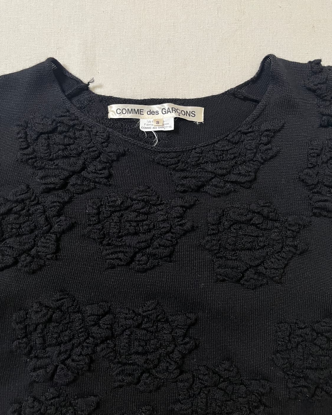 꼼데가르송 20aw 플라워니트 comme des garcons 자가드 상품이미지9