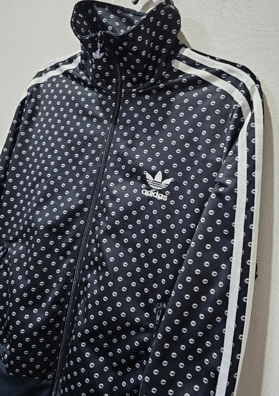 아디다스 도트 땡땡이 져지집업 100 / L 상품이미지2