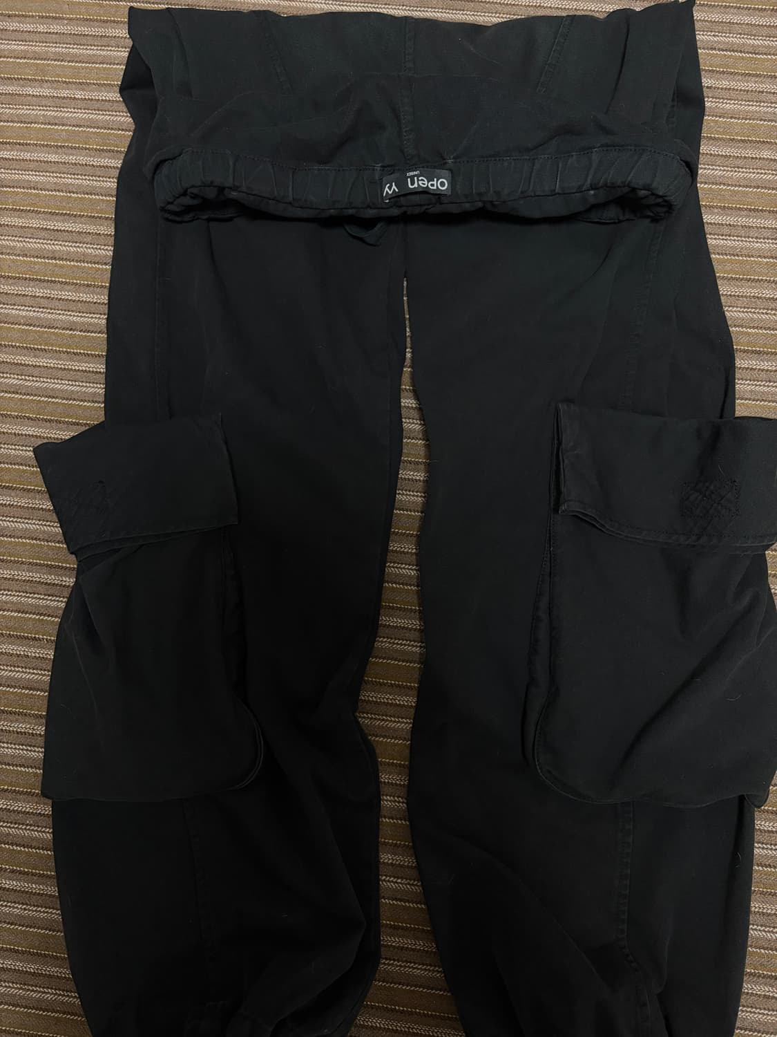Open yy washed rolled cargo pants  상품이미지3