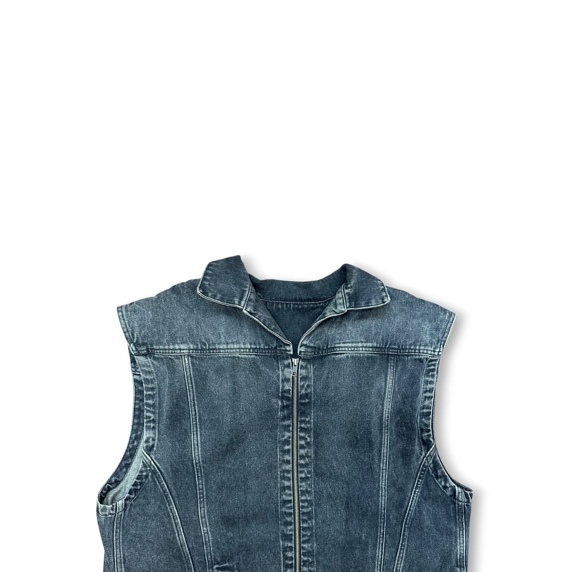 마틴로즈 언피니시드 에지 데님 베스트 상품이미지2