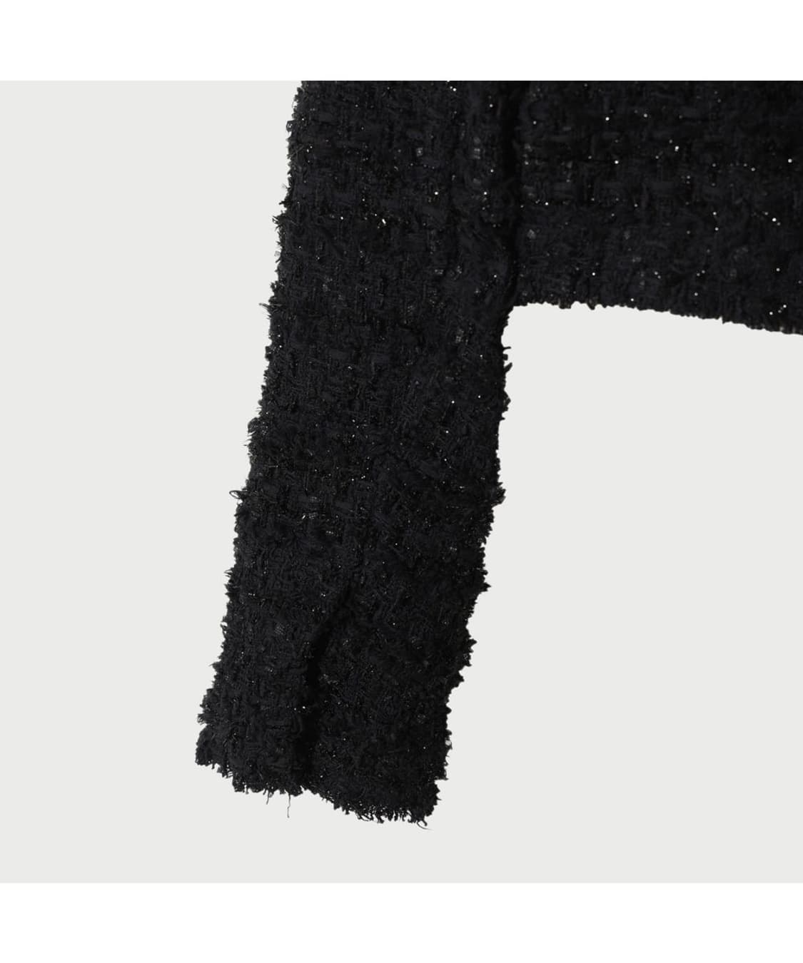 이로 2025 S/S 모아나 트위드 자켓 - 블랙34 상품이미지4