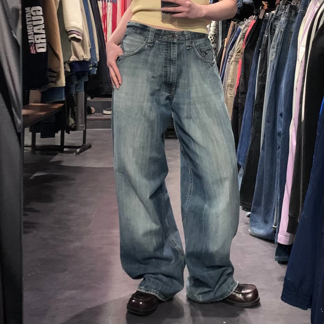 [IM] Vtg 빈티지 데님 팬츠 중청 상품이미지1