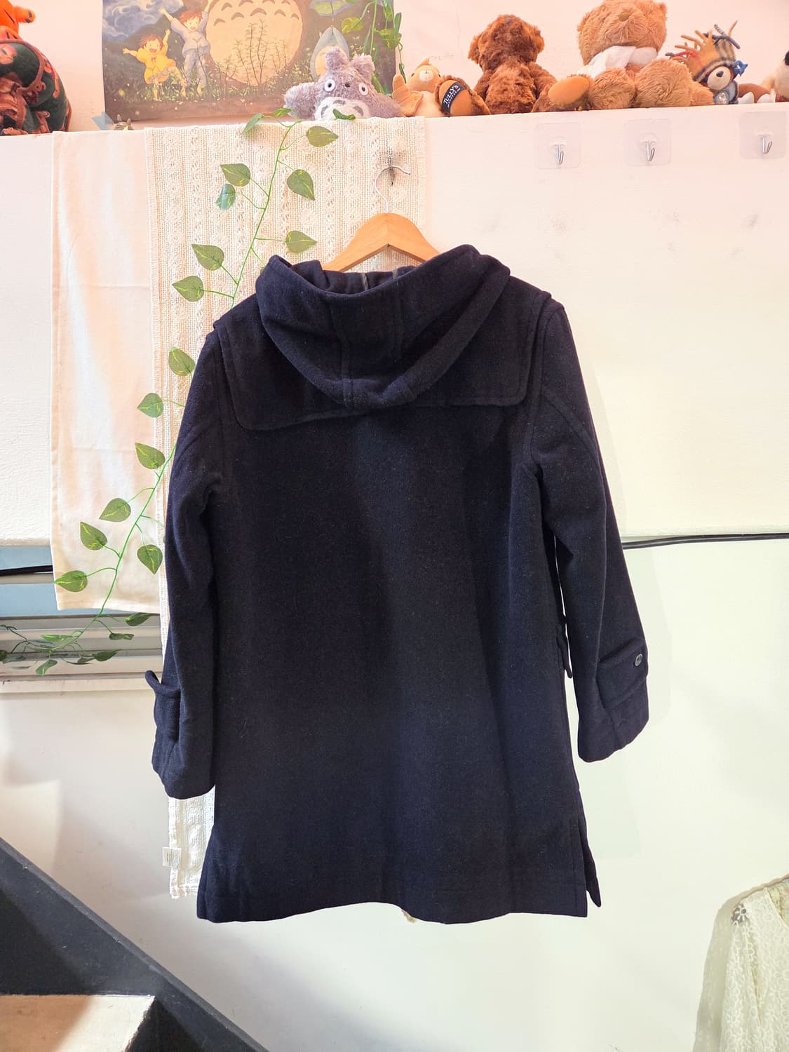 딥네이비 더플 울 코트 상품이미지4