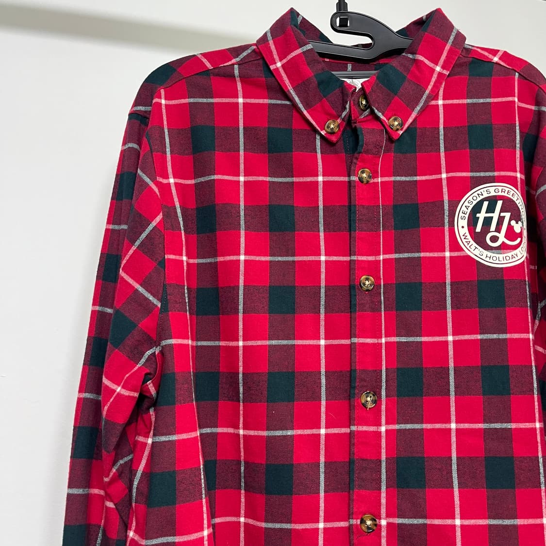 90s 미키마우스 FLANNEL 플란넬 셔츠 상품이미지4