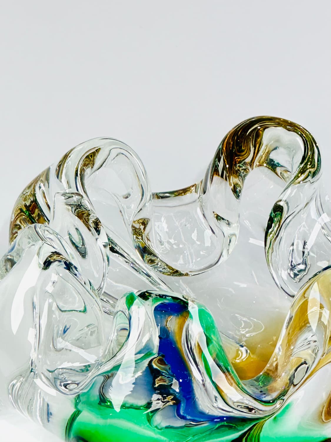 일본 빈티지 쿠라타 아트글라스 애쉬 트레이 오브제 상품이미지6