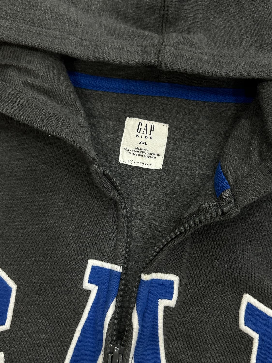 Gap 갭 후드집업 챠콜 상품이미지3