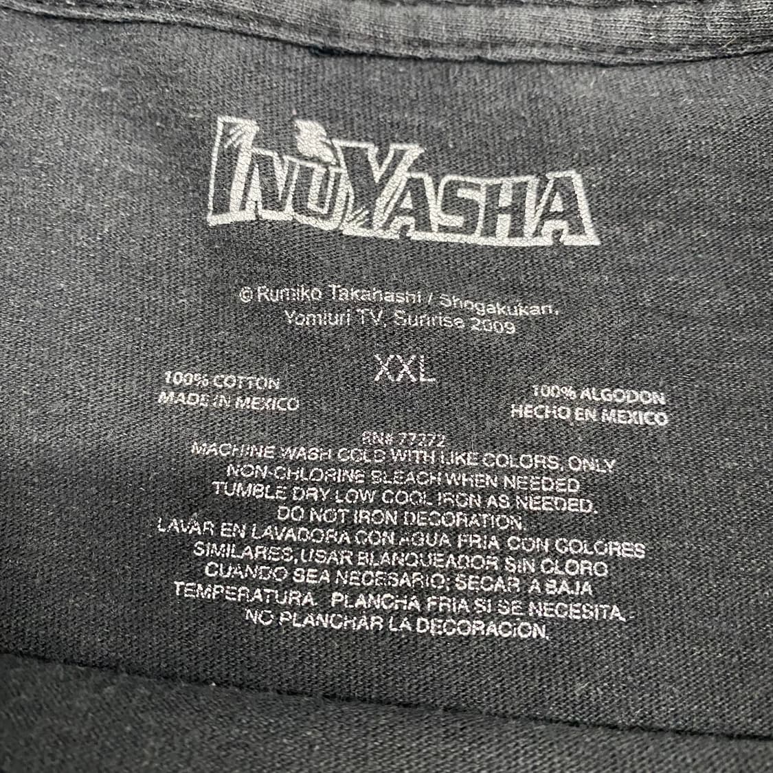 이누야샤 오피셜 애니메이션 티셔츠 상품이미지3