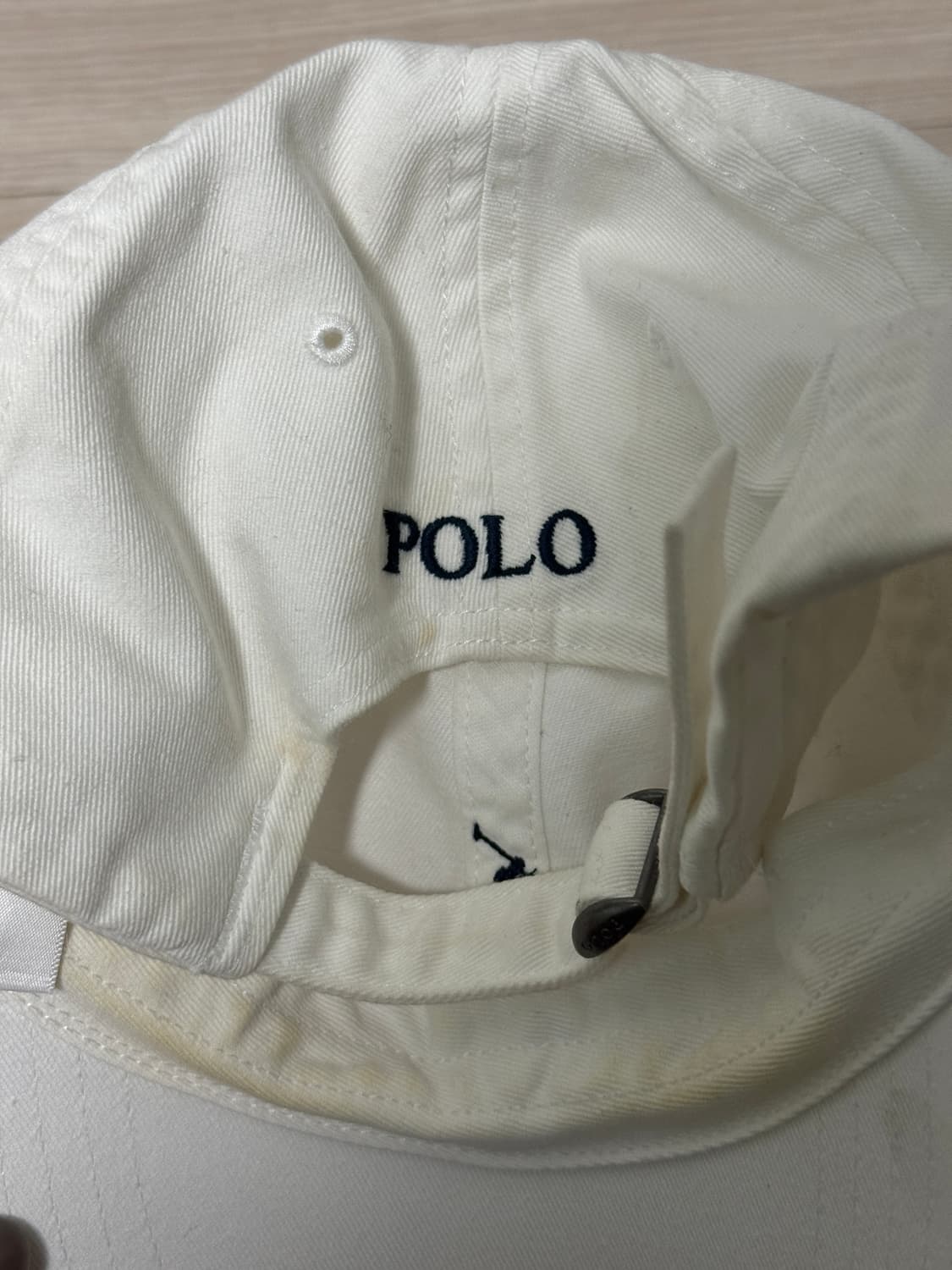 폴로 랄프로렌 화이트 포니 볼캡 상품이미지4