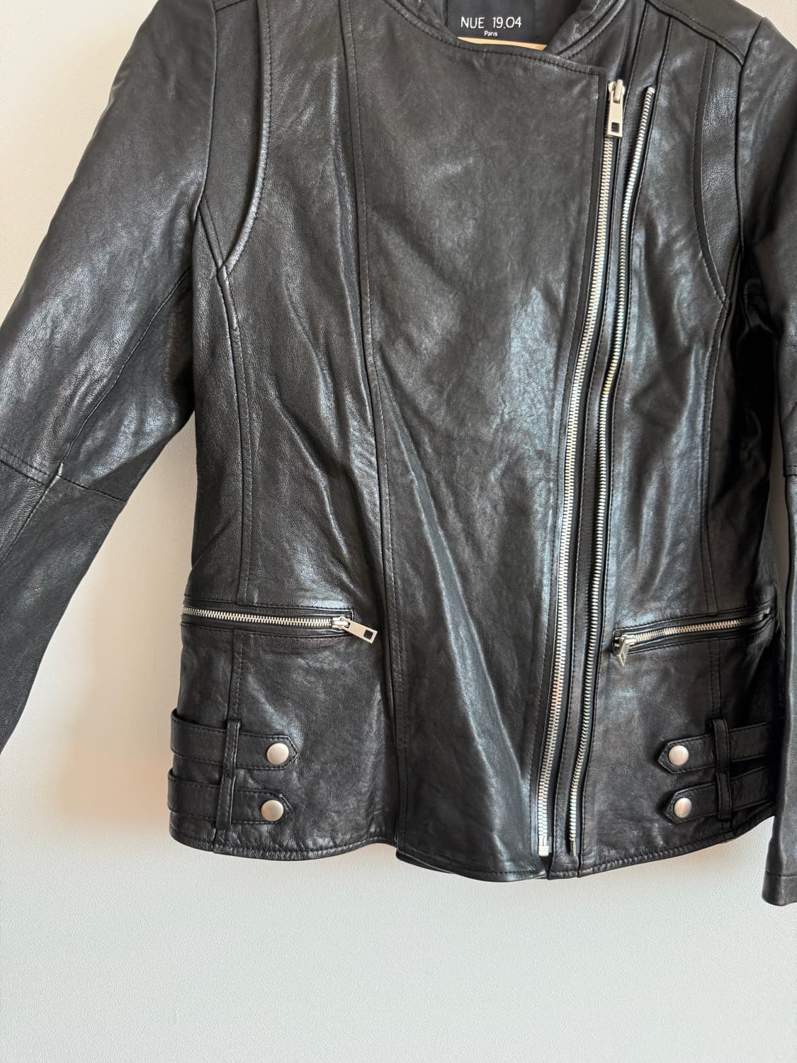 Pre owned 이태리 레더 자켓 상품이미지3