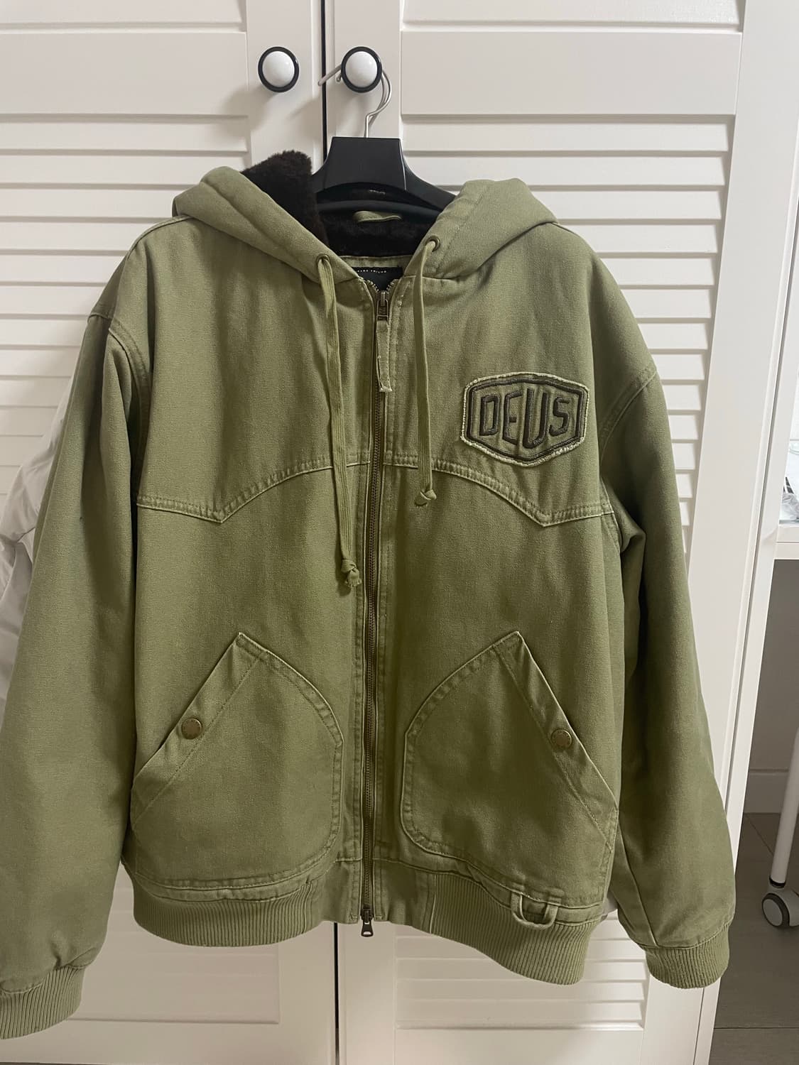 데우스 후디자켓 올리브 L 상품이미지2
