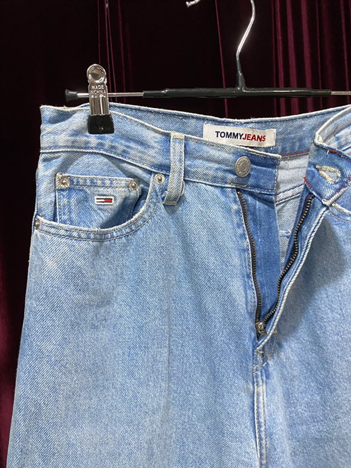 TOMMY JEANS damage denim wide pants 상품이미지2
