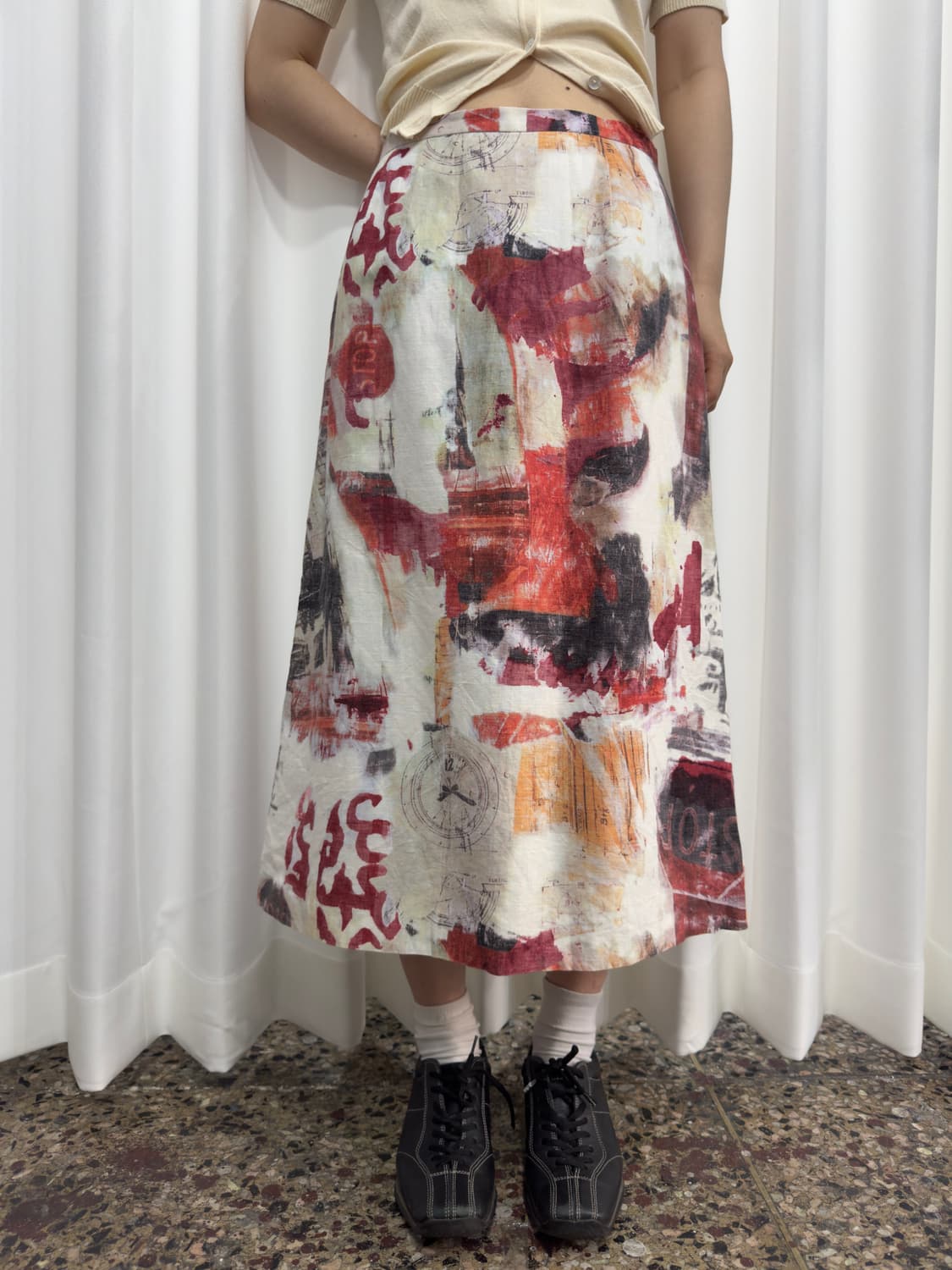 printing skirt 상품이미지2