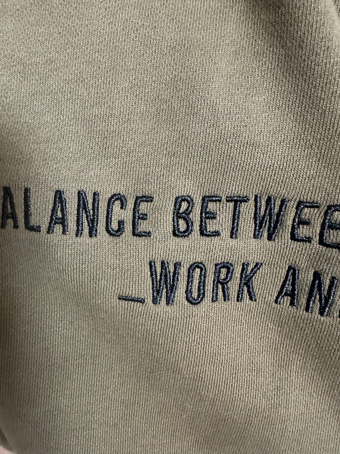 LIfEWORK 라이프워크 카키색 맨투맨 원피스 상품이미지6