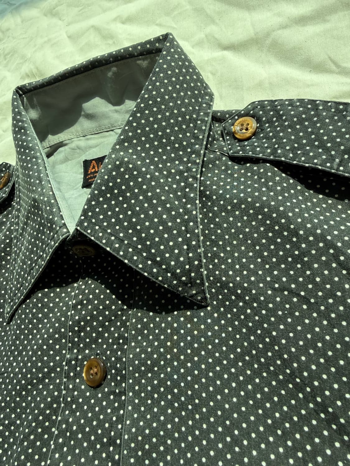 Alexander’s 블랙 도트 셔츠 상품이미지2