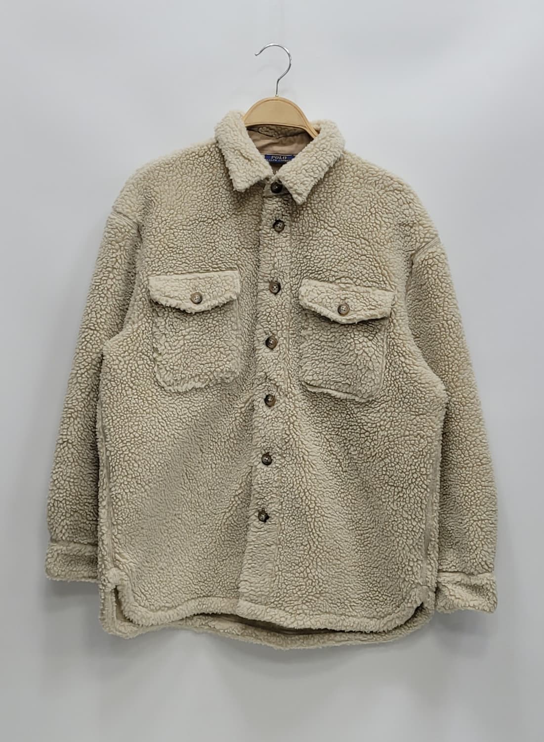 POLO 22FW 폴로 랄프로렌 오버핏 셰르파 셔츠형 자켓 / 여 S
 상품이미지1