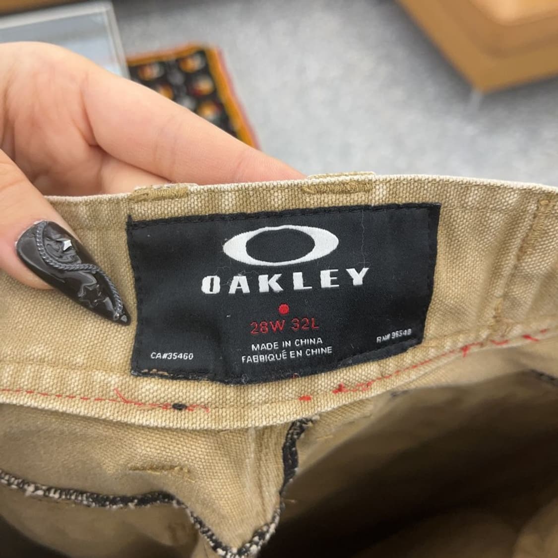 오클리 스트릿 캐주얼 빈티지 패치워크 바지 28인치 C08552 상품이미지5