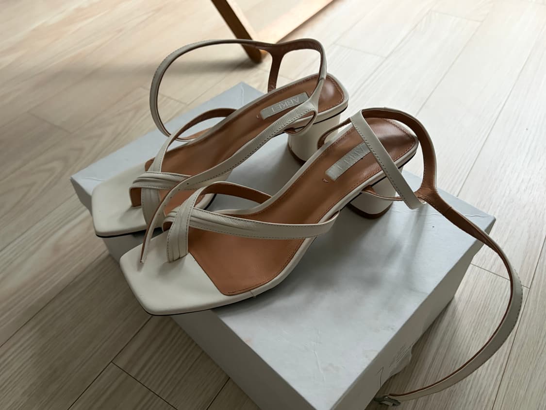 Arket mid heel sandals 아르켓미드힐 샌들 36size 상품이미지6