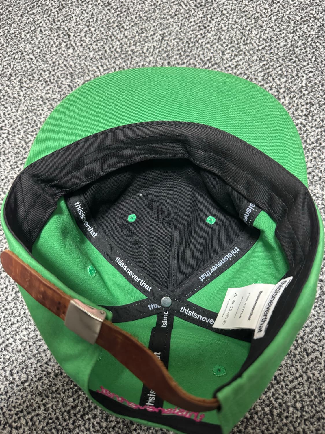 Thisisneverthat 디네뎃 자수 캡 볼캡  상품이미지7