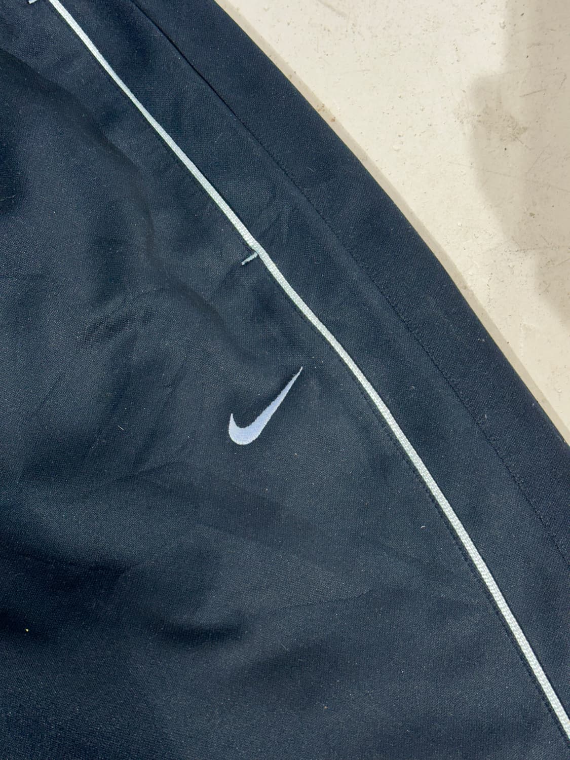 00s 나이키 네이비 와이드 사이드 라인 추리닝 바지 L 상품이미지6