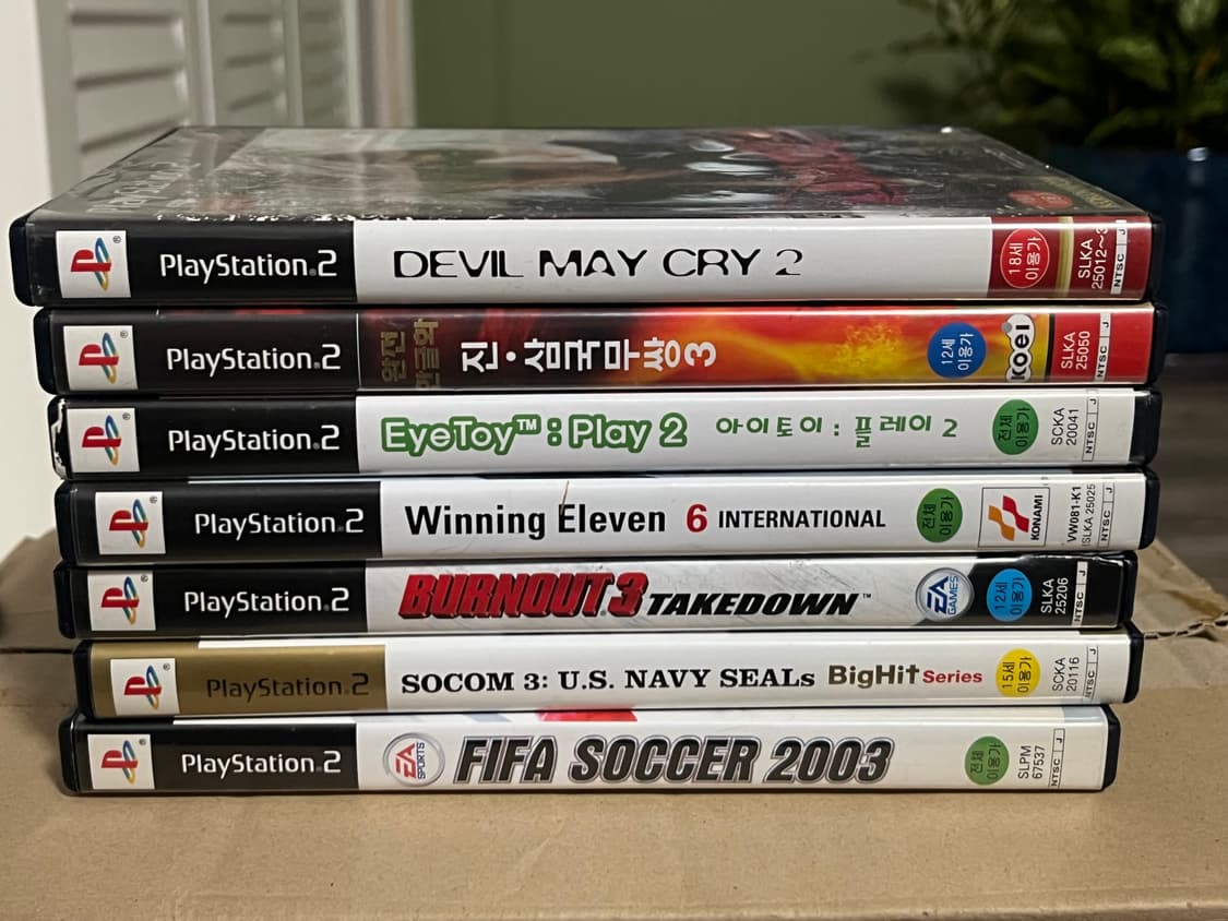 소니 플스2 게임기 + 게임CD 7개 상품이미지3