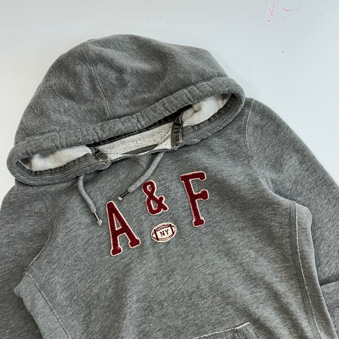 Abercrombie 아베크롬비 A&F 그레이 후드티 상품이미지4