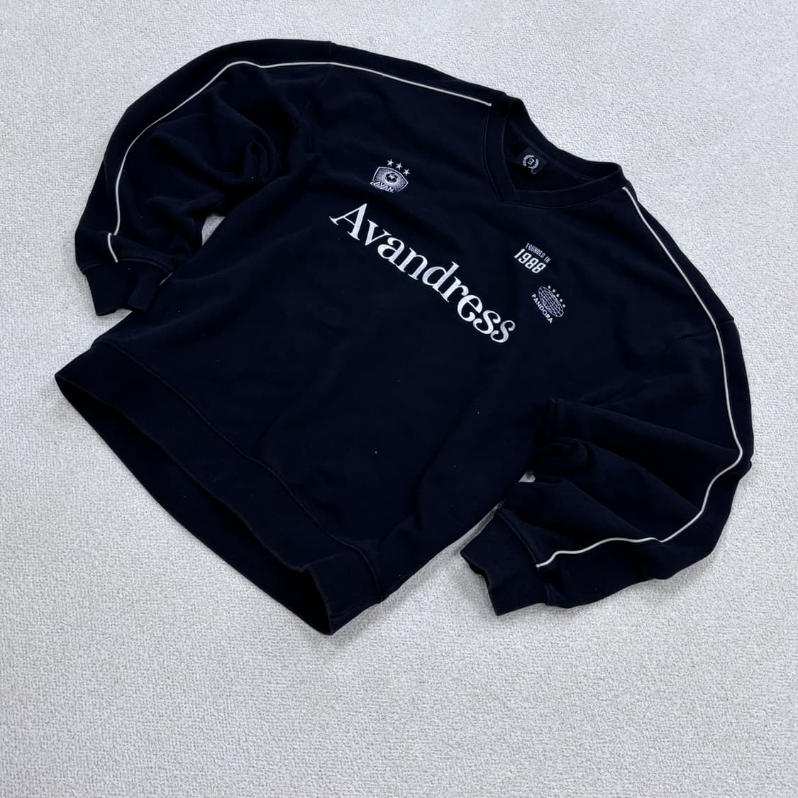 M 어반드레스 빅로고 맨투맨 티셔츠 0325E 상품이미지1