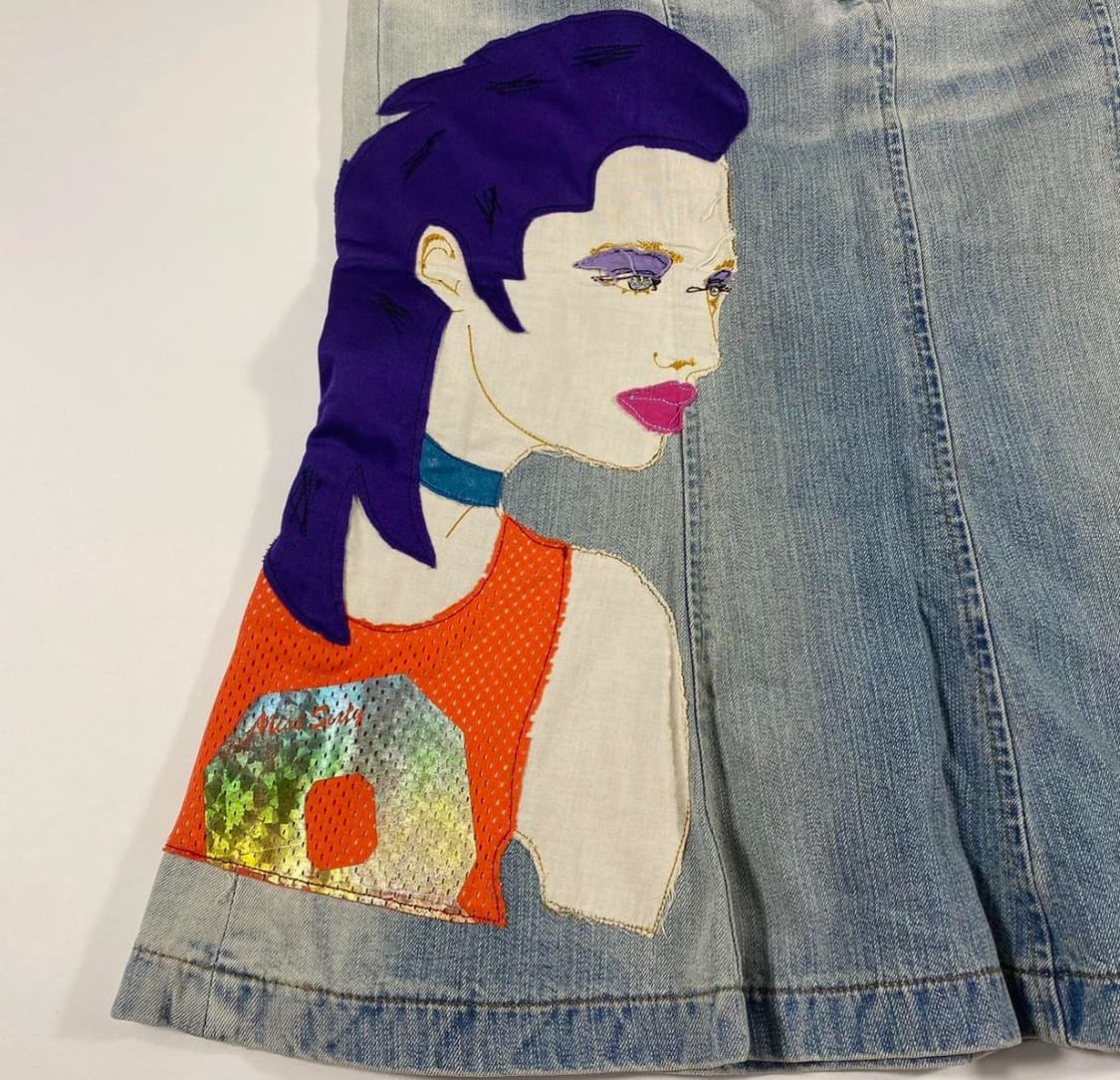 Miss sixty denim skirt 미스 식스티 데님 스커트 y2k 상품이미지2