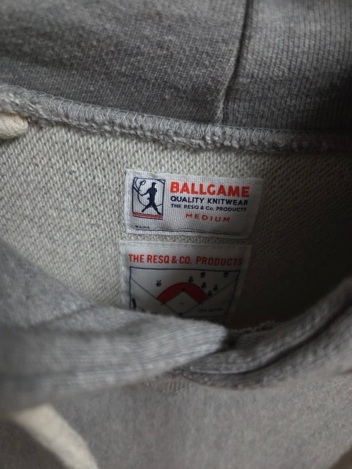 (M)더레스큐 볼게임 후디 멜란지그레이 상품이미지8