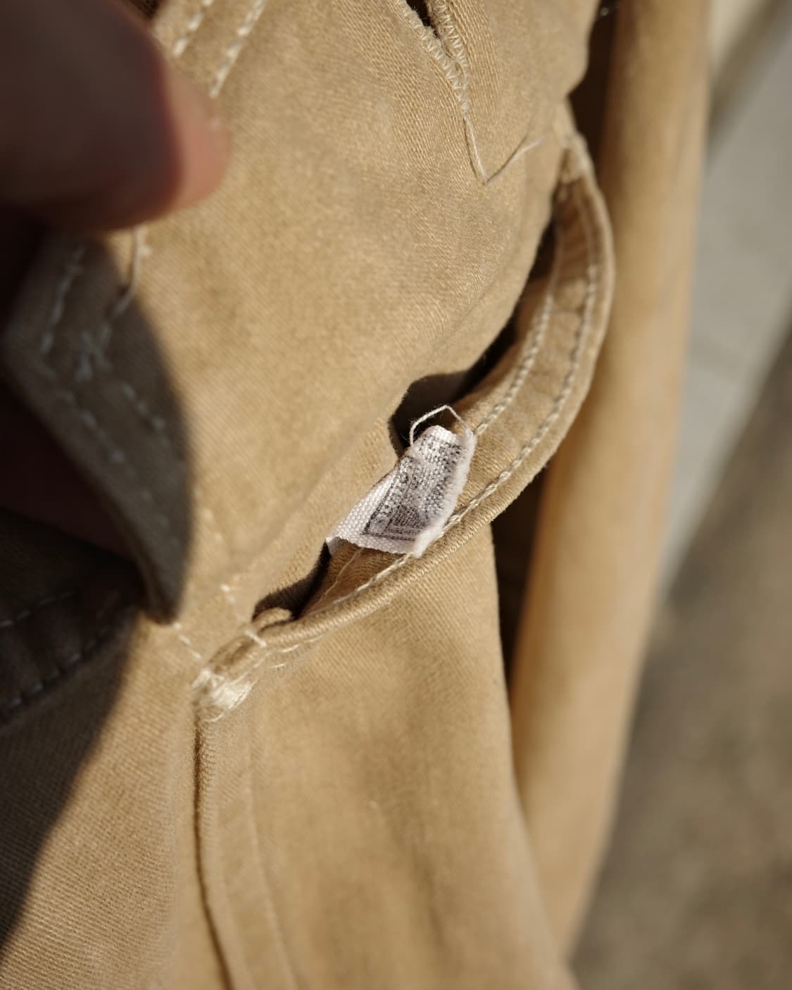 70‘s Lee 몰스킨 트러커 자켓 상품이미지3