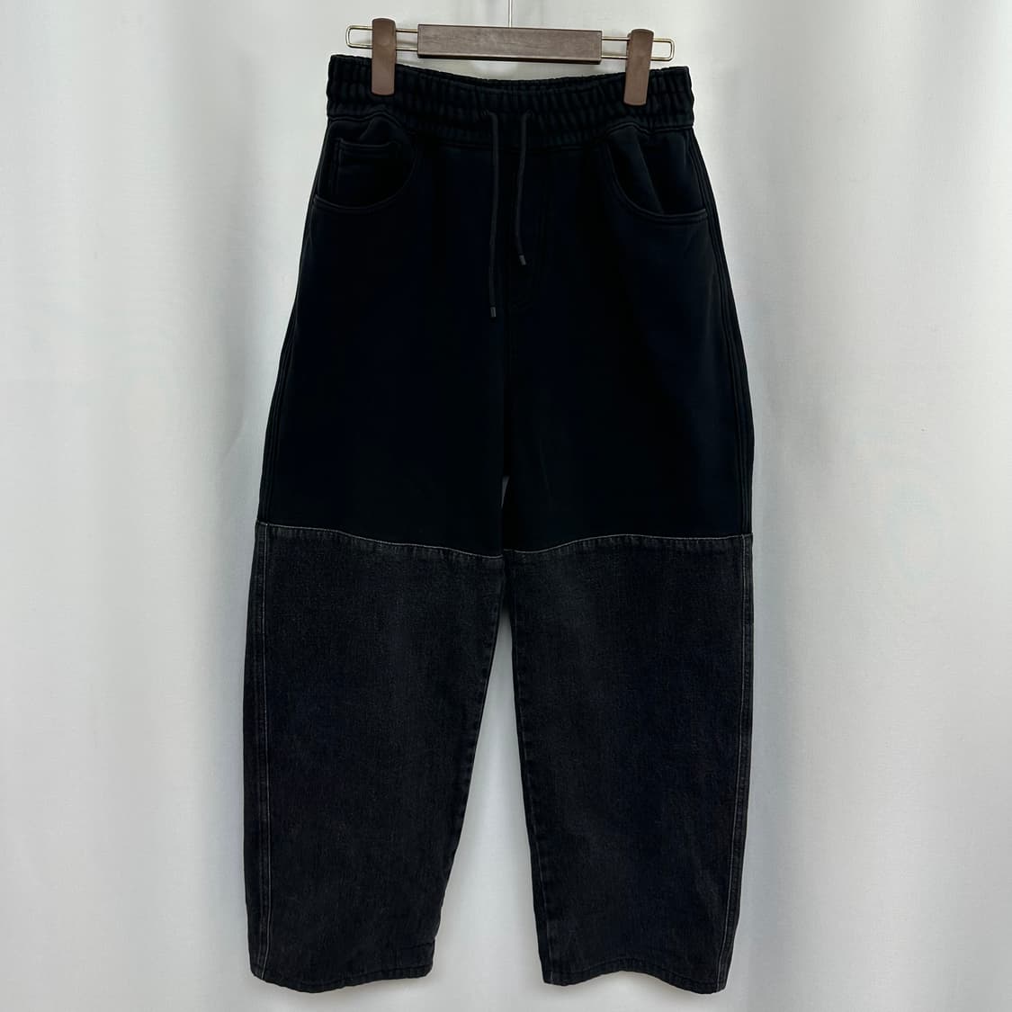   아모멘토 남자 밴딩 와이드 편한바지 S (28-30인치) 상품이미지1