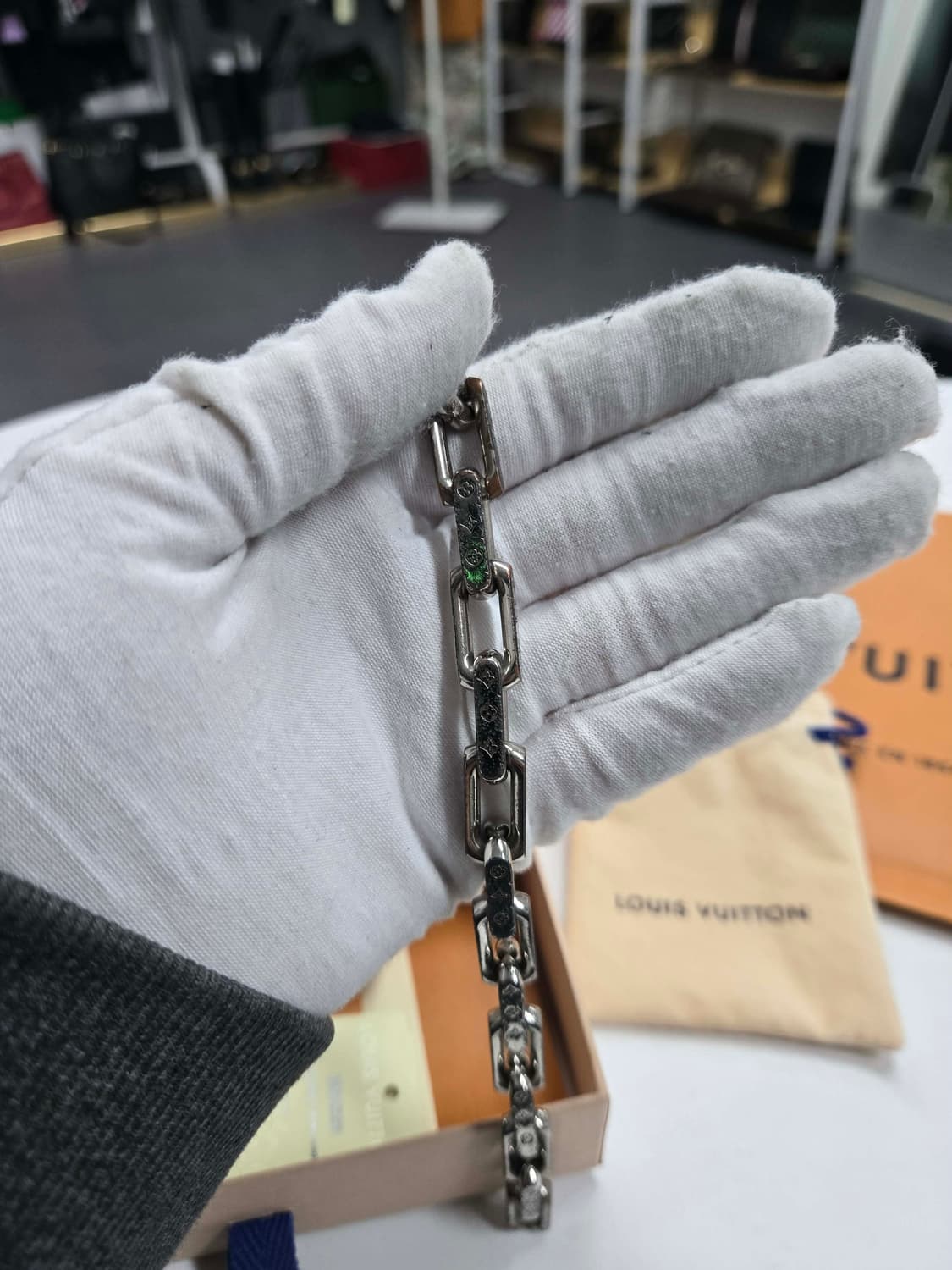 [정품] 루이비통 버질아블로 체인 팔찌 상품이미지4