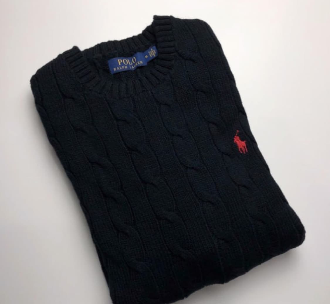 폴로 꽈배기 라운드니트 (( 새상품 )) 상품이미지2