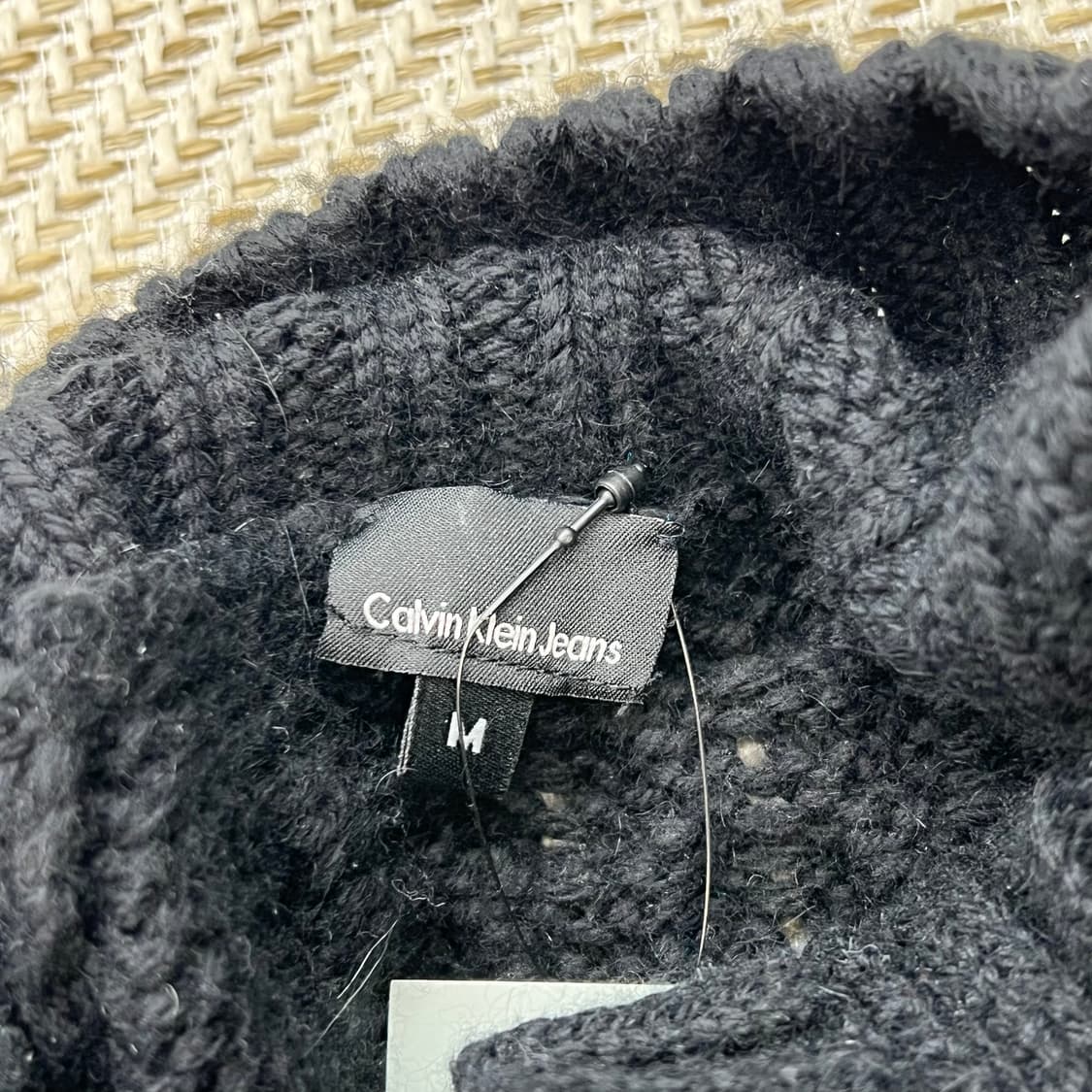 캘빈클라인 꽈배기 니트집업 r2330 상품이미지6