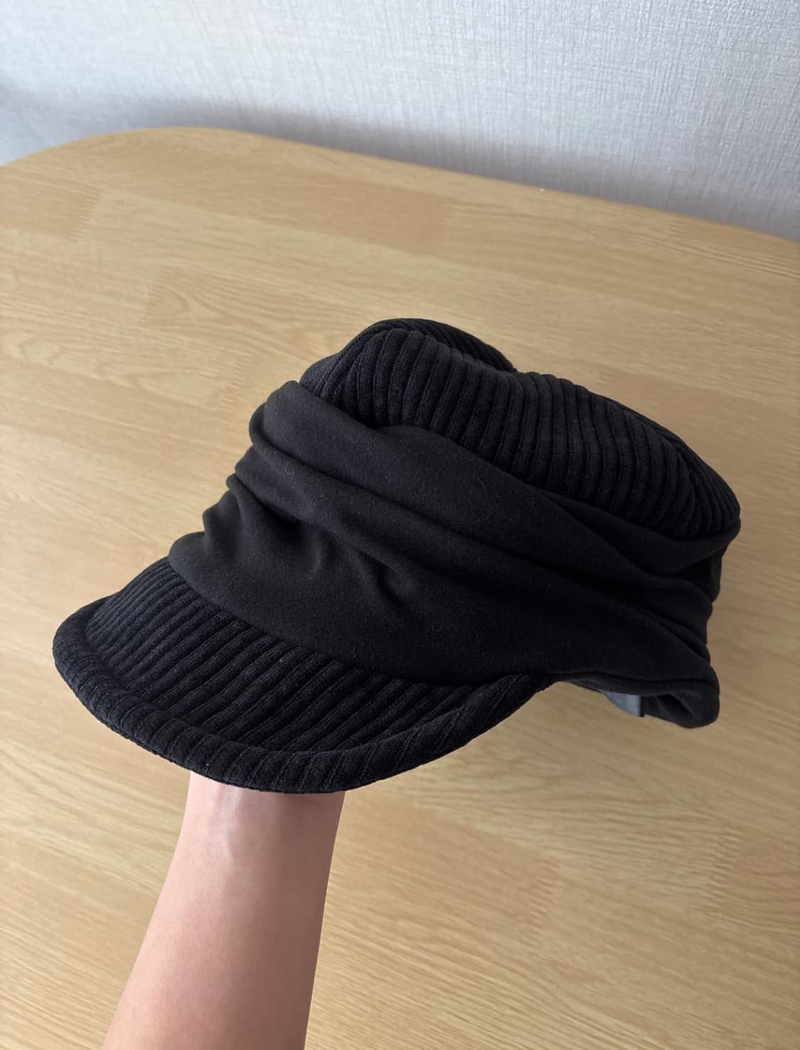 Ca4la 드레이프 와이어 니트 캡 상품이미지3