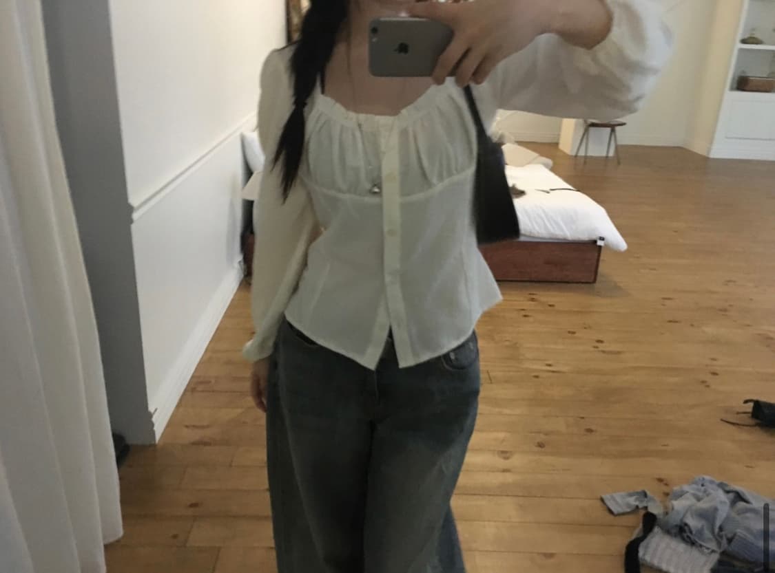 ruby puff blouse 아워캐비넷 루비 퍼프 블라우스 상품이미지2