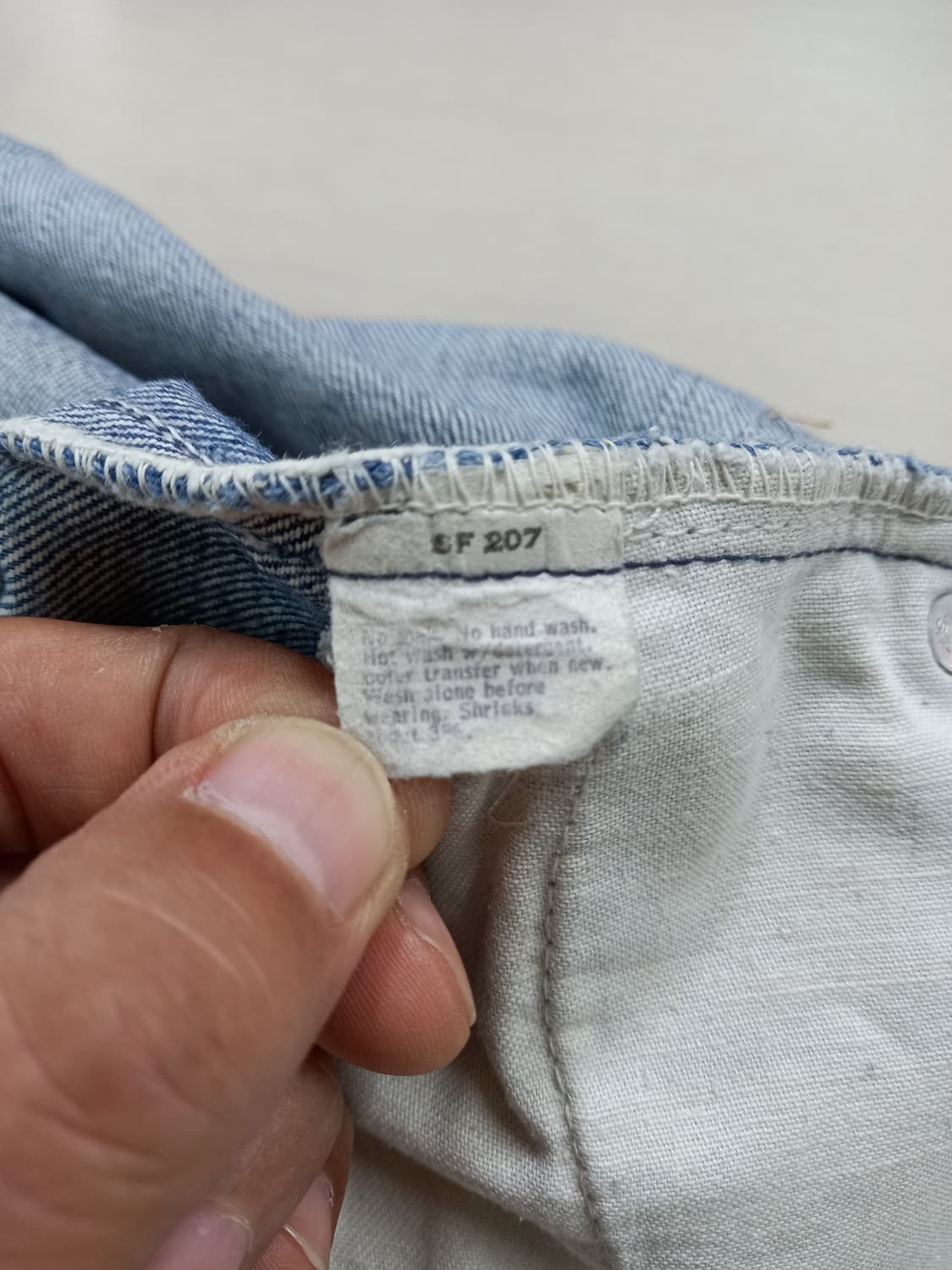 35 70's 리바이스207 USA 오렌지탭 연청 35-250 상품이미지9
