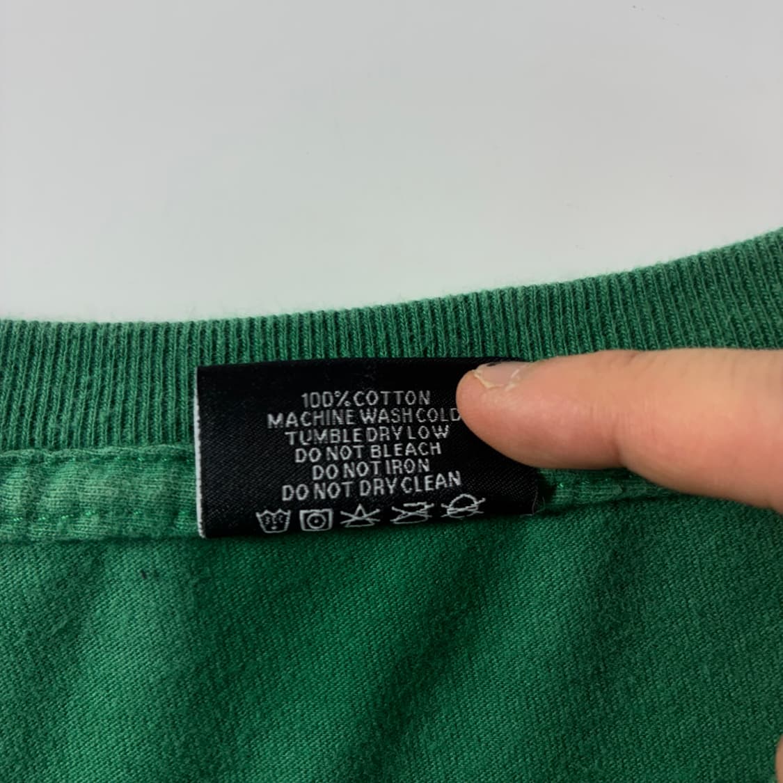 Stussy  스투시 빅로고 피그먼트 다이드 그린 반팔티셔츠  상품이미지7